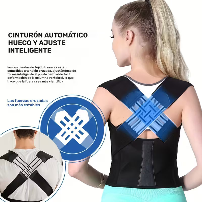 Corrector Postura Espalda Para Hombre Y Mujer Ajustable-Ortopedicas
